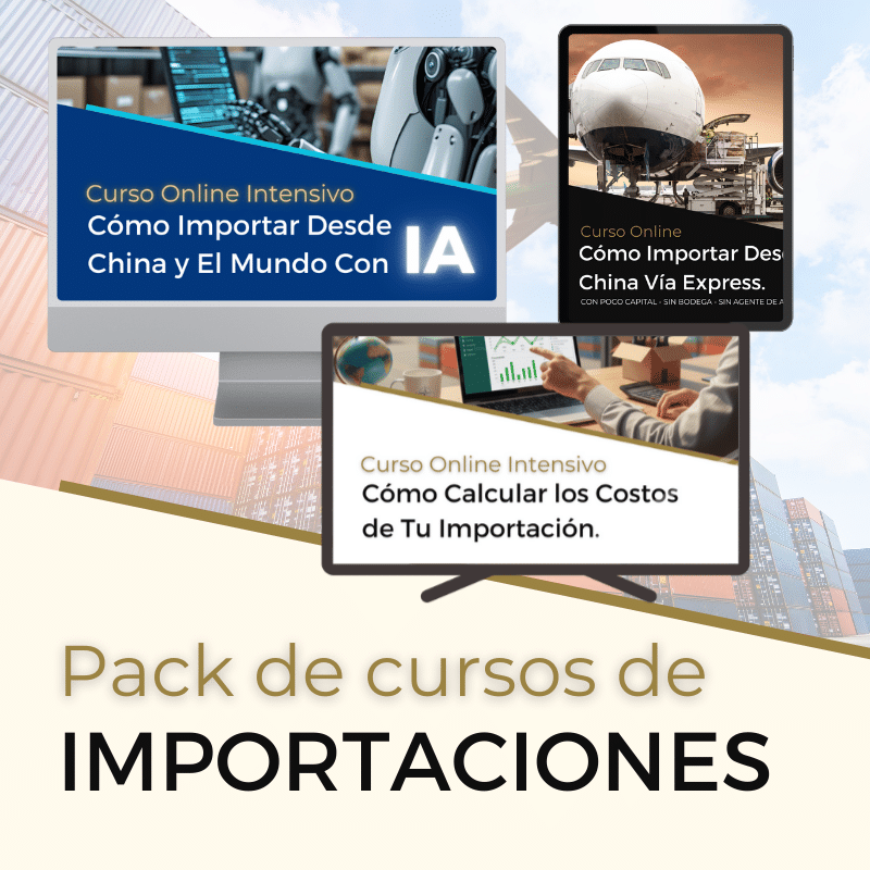 Pack 3 Cursos de Importaciones