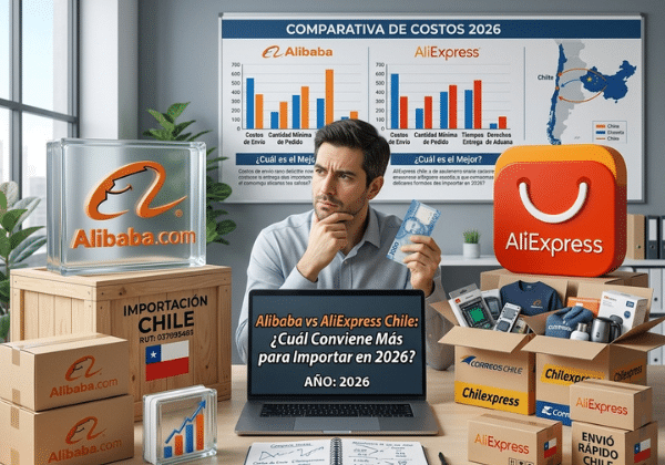 Alibaba vs AliExpress Chile: ¿Cuál Conviene Más para Importar en 2026?